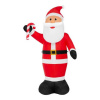 11 Foot Giant Santa with Candy Cane Christmas Inflatable